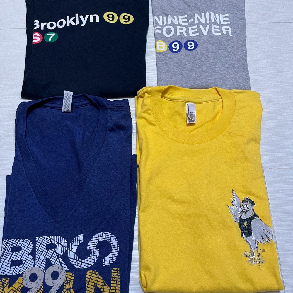 BROOKLYN 9-9 CAST AND CREW TSHIRTS FROM 4 SEASONS